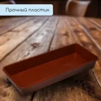 Ящик для рассады, 53&times;21.5&times;7.2 см, 7.5 л, пластик, МИКС