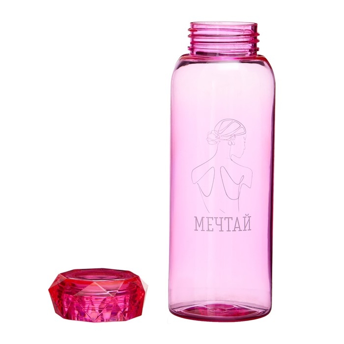 Бутылка для воды, 600 мл,  Бутылка для воды, 600 мл, "Мечтай"