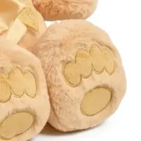 Мягкая игрушка "Медведь Глэм, с бантом", цвет карамельный, 25 см МГлэм/25/54-1