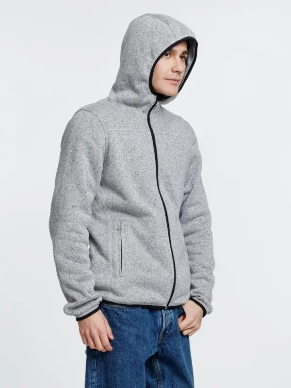 Куртка с капюшоном унисекс Gotland, серая, размер M Куртка с капюшоном унисекс Gotland, серая, размер M