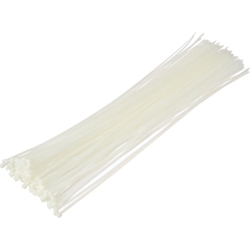 Хомут стяжка нейлоновая Topfort 5х500 (4,8х500 мм) белый 100 шт/уп