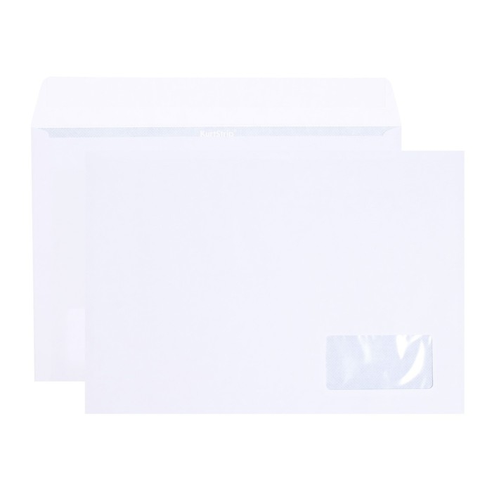 Набор конвертов С4 229 х 324 мм, без подсказа, правое окно, отрывная лента, внутренняя запечатка, 90 г/м2, 10 штук Набор конвертов С4 229 х 324 мм, без подсказа, правое окно, отрывная лента, внутренняя запечатка, 90 г/м2, 10 штук