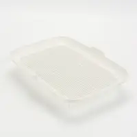 Лоток для кошек малый ALTA, 42&times;31&times;14.5, с бортиком и сеткой, на высоких ножках