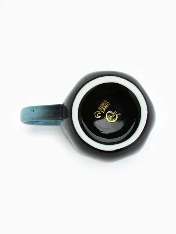 Кружка чайная керамическая &laquo;Синяя&raquo;, 350 мл