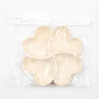 Менажница &laquo;Сердце&raquo;, 4 ячейки, пластик, 22.5&times;3 см, бежевая