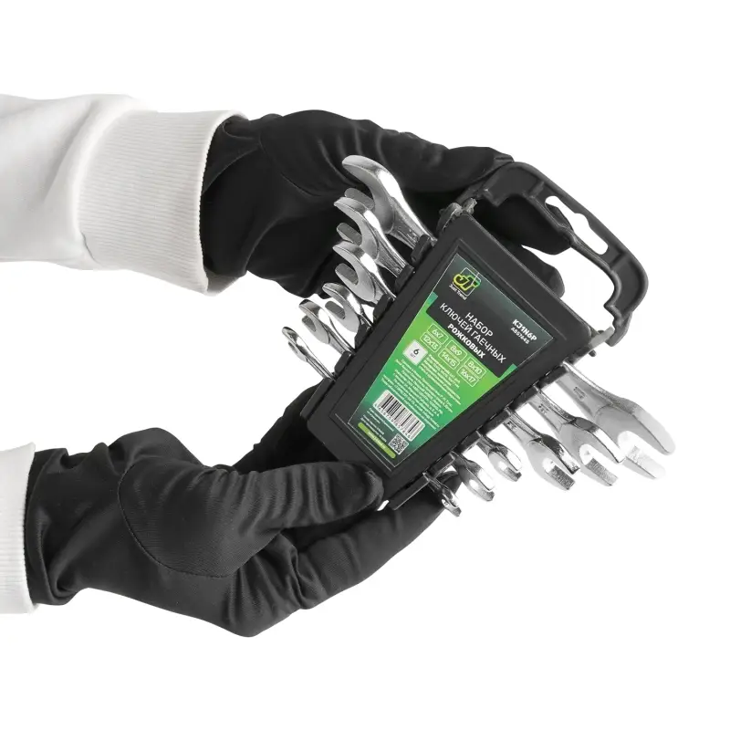 Набор ключей гаечных рожковых на держателе (6-17 мм) (6 предметов) JT KJ1N6P