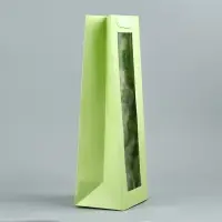 Пакет подарочный под бутылку, упаковка, &laquo;Виноград&raquo;, 36&times;13&times;10 см