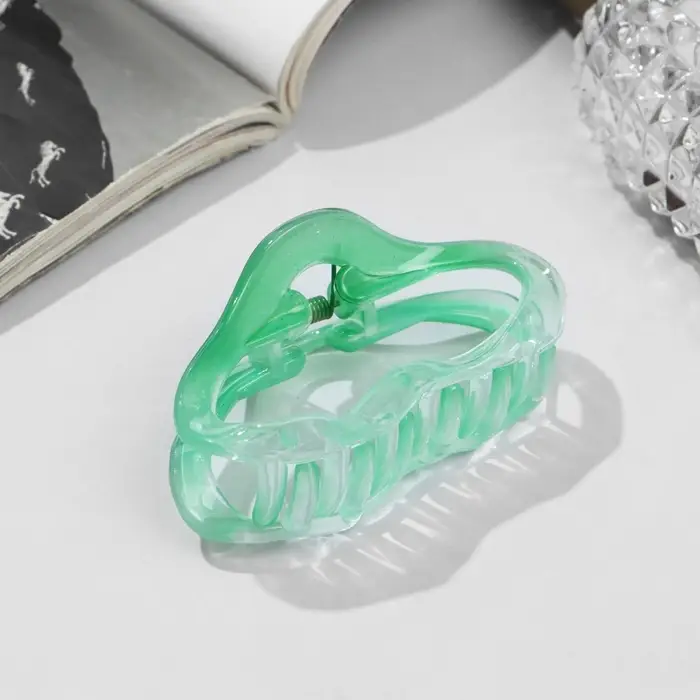 Крабик для волос &laquo;Альба&raquo;, овал колор, 7 см, МИКС