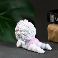 Фигура &laquo;Ангел лежит личико на ручках&raquo; 8&times;5.5&times;6.5 см