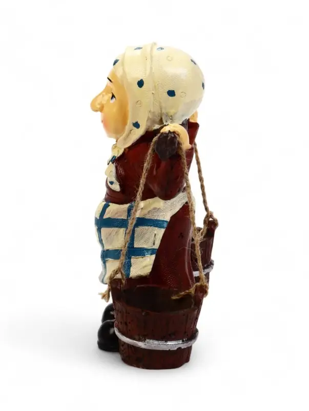 Садовая фигура из полистоуна &laquo;Бабушка с ведрами&raquo;, 20&times;7&times;19 см, Greengo