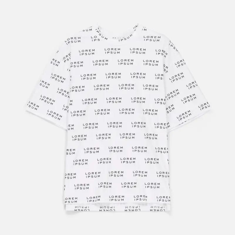 Футболка унисекс Senti с полной запечаткой на заказ, размер S