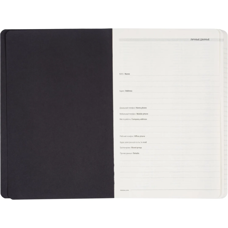 Ежедневник недатированный А5 140 х 210 мм Megapolis Flex син 272 стр.3-531