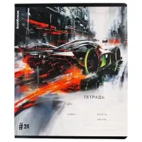 Тетрадь 24 листа в клетку ErichKrause Adrenaline Speed, МИКС