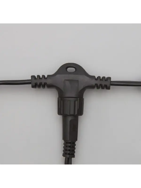 Гирлянда &laquo;Занавес&raquo; 2&times;3 м, IP44, УМС, тёмная нить, 760 LED, свечение белое, 220 В