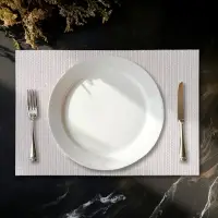 Салфетки сервировочные на стол Доляна Star, 4 шт., 45&times;30 см, белые