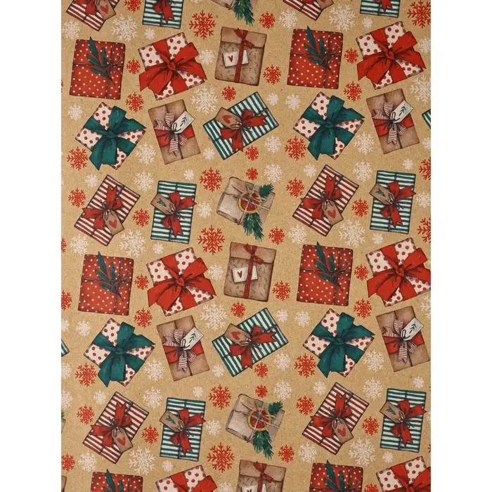 Набор упаковочной бумаги «Зимние истории»,4 листа, 70 × 100 см Набор упаковочной бумаги «Зимние истории»,4 листа, 70 × 100 см