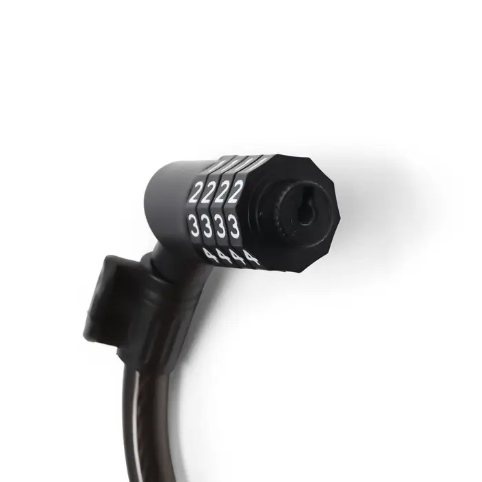 Замок навесной велосипедный LOCKLAND, 12&times;1200 мм, кодовый замок, с держателем на раме