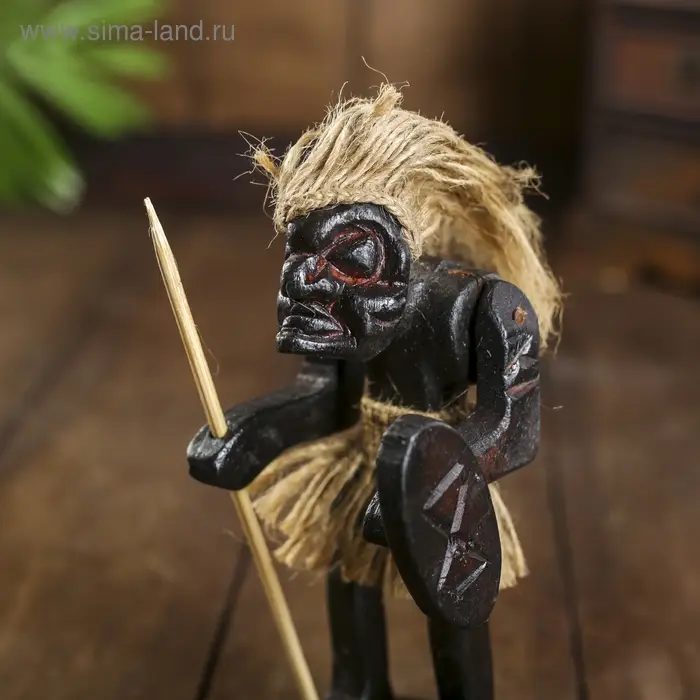 Сувенир «Абориген-рыцарь», 18 см, дерево Сувенир «Абориген-рыцарь», 18 см, дерево