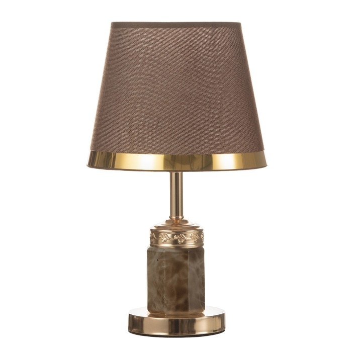 Настольная лампа с подсветкой Настольная лампа с подсветкой "Беатриса" Е27 40Вт золото 22х22х37,5 см