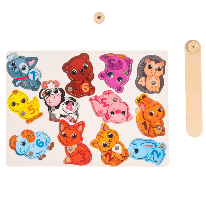 Магнитная рыбалка для детей «Зверята» Магнитная рыбалка для детей «Зверята»