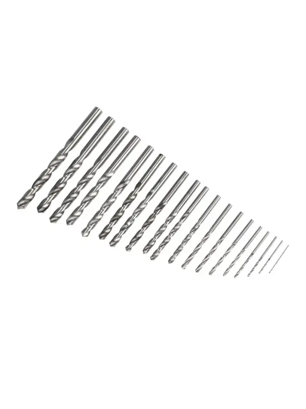 Набор сверл по металлу ТУНДРА, HSS, цилиндрический хвост., 1 - 10 мм (через 0.5 мм), 19 шт. Набор сверл по металлу ТУНДРА, HSS, цилиндрический хвост., 1 - 10 мм (через 0.5 мм), 19 шт.