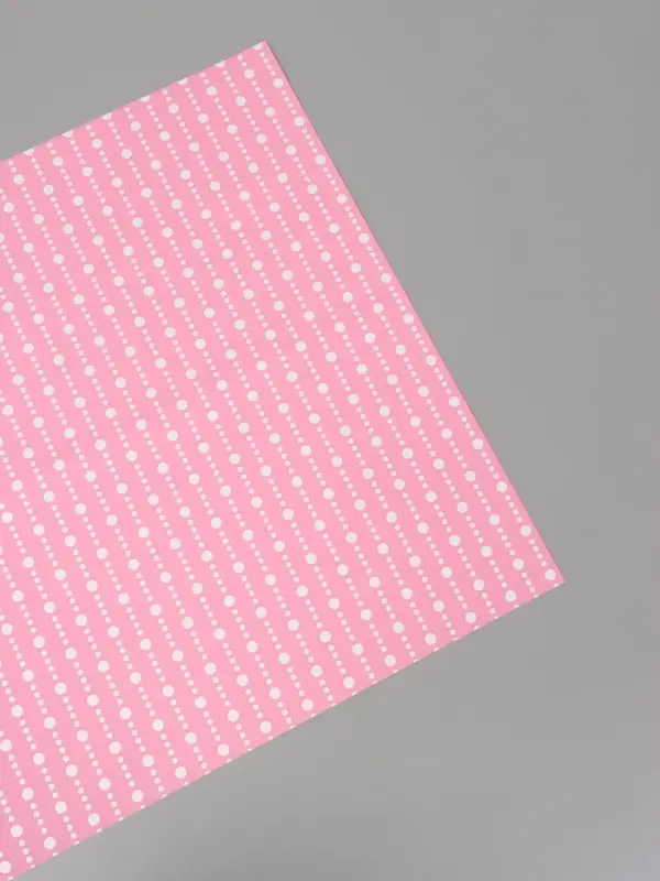 Пленка для цветов, "Бисер", розовая, 57х57 см