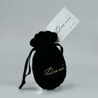 Мешочек подарочный замшевый &laquo;Для тебя&raquo;, черный, тиснение, 9&times;12 см &plusmn; 1.5 см