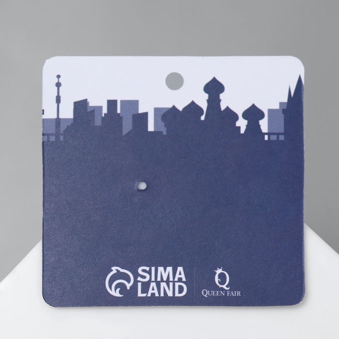 Значок «Флаг» России, цветной в серебре Значок «Флаг» России, цветной в серебре