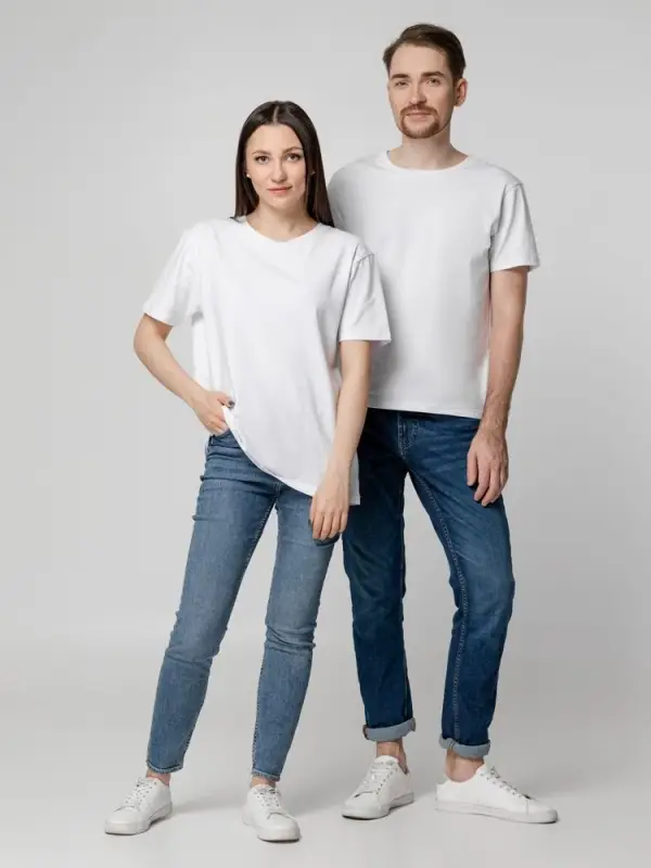 Футболка унисекс Tervu, белая, размер S Футболка унисекс Tervu, белая, размер S