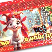 Купюрница новогодняя 2027 &laquo;Богатства в ваш дом!&raquo; 19&times;10&times;2.5 см