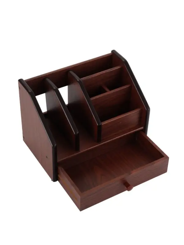 Органайзер 6 секций, ящик, дерево в полоску, 22&times;15&times;16 см