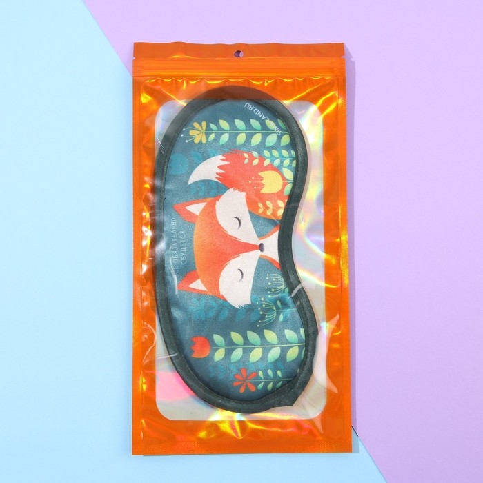 Маска для сна SVOBODA VOLI «Лиса», 19,5 х 8,5 см, чёрная Маска для сна SVOBODA VOLI «Лиса», 19,5 х 8,5 см, чёрная