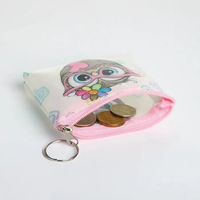 Кошелёк детский &laquo;Совята&raquo; Выбражулька, маленький, монетница, МИКС