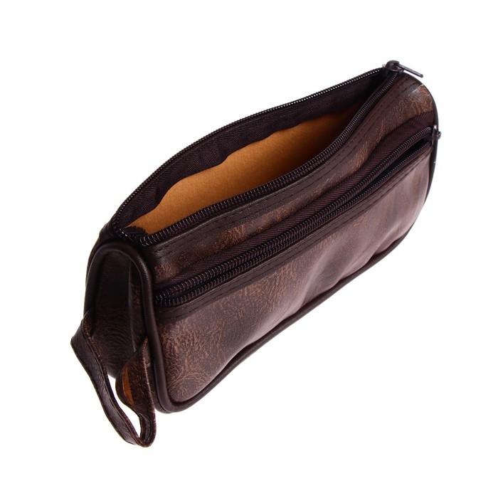 Пенал школьный на молнии, кожзам, 2 отделения, МИКС Пенал школьный на молнии, кожзам, 2 отделения, МИКС