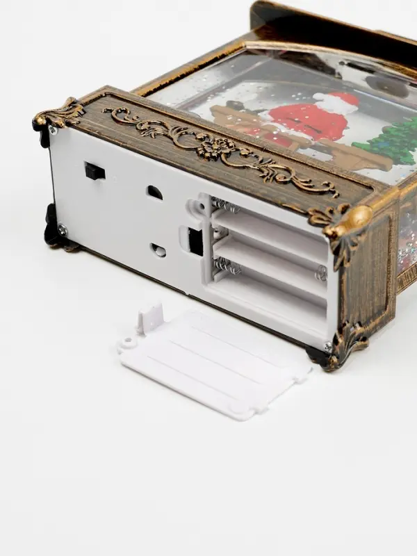 Фигура светодиодная &laquo;Дед Мороз&raquo; 5.5&times;14&times;19.5 см, от батареек 3хААА, музыка, USB, свечение тёплое белое