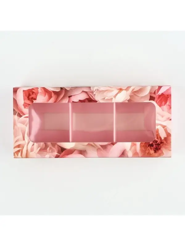 Коробка под 3 конфеты с ячейками &laquo;Для тебя&raquo;, 13.3 х 3.3 х 5.8 см