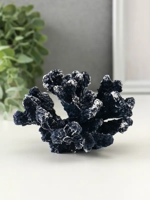 Сувенир полистоун Сувенир полистоун "Коралл синий" 12х11х8,5 см