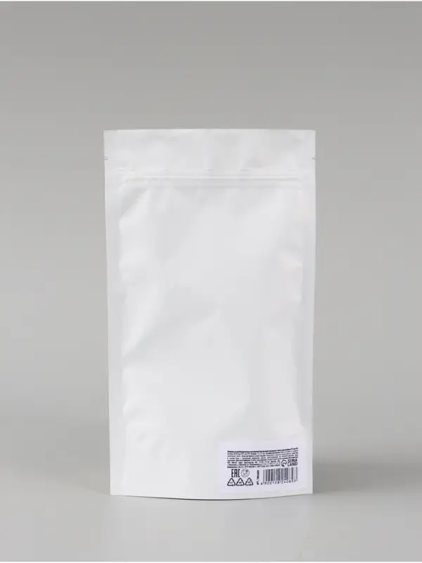 Дой пак металлизированный белый матовый 120х210