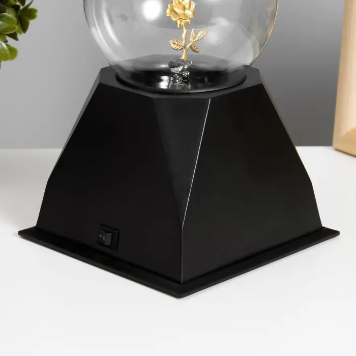 Плазменный шар "Роза золотая" 21х14х10 см RISALUX Плазменный шар "Роза золотая" 21х14х10 см RISALUX