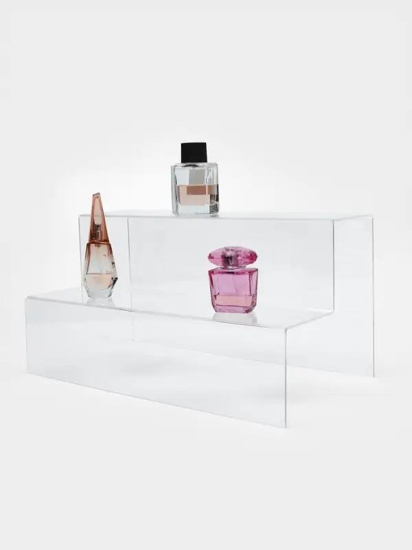 Подставка горка 2 ступеньки, 40&times;21&times;20 см, оргстекло 3 мм