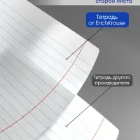 Тетрадь 96 листов в линейку, ErichKrause &laquo;Классика&raquo;, обложка мелованный картон, блок офсет 100% белизна, МИКС
