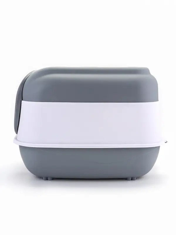 Туалет закрытый с УФ-лампой и миской 52×38×37 см, серый Туалет закрытый с УФ-лампой и миской 52×38×37 см, серый