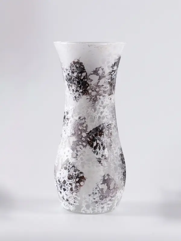 Ваза &laquo;Арианна&raquo;, туман, волна, h=26 см, стекло