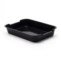 Туалет средний без сетки 36&times;26&times;6.5 см, чёрный