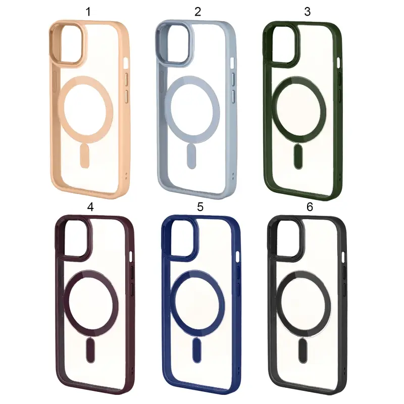 Чехол Iph 14 (6.1) MagSafe цветной