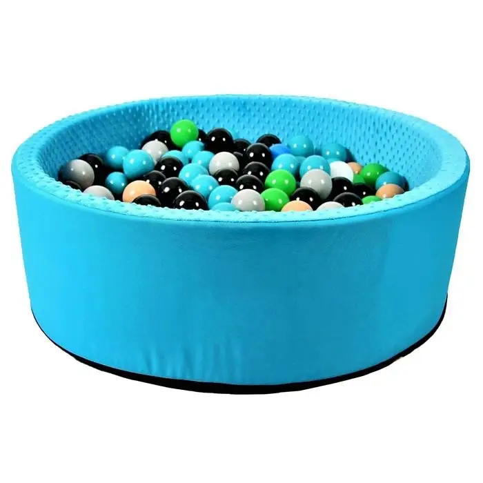 Шарики для сухого бассейна 150 шт., цвета: бирюзовый, серый, белый, чёрный, салатовый, бежевый, диаметр шара 7.5 см