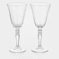 Бокалы для вина Paşabah&ccedil;e Vintage, 245 мл, набор 2 шт., стекло, прозрачные