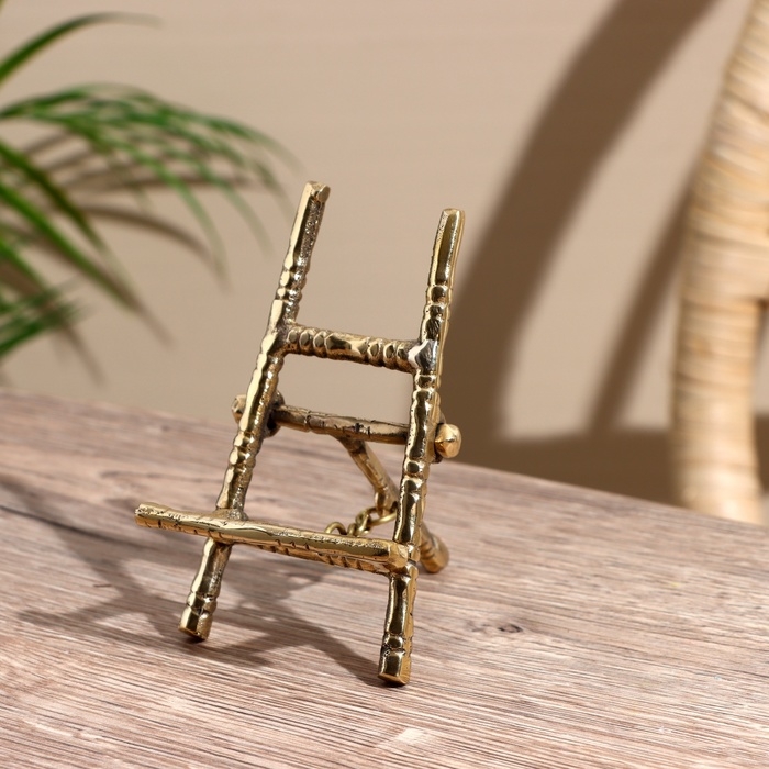 Мольберт мини  Мольберт мини "Стэн" латунь 8х6х10,5 см