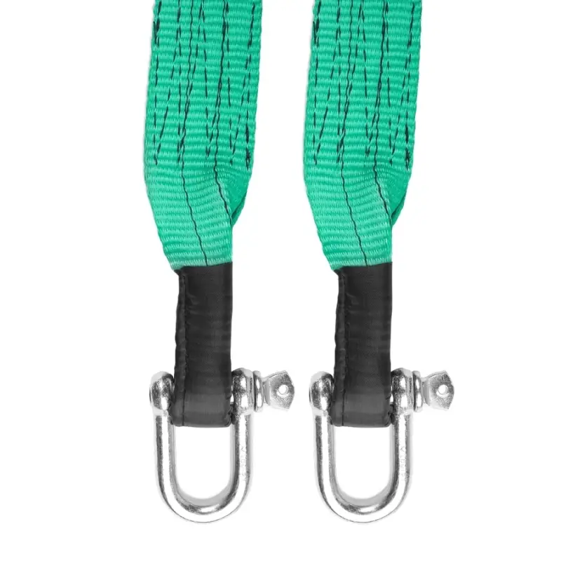 Трос буксировочный (усиленный,цвет-зеленый) AVS EXPERT ST-105B 10т 5м.шаклы