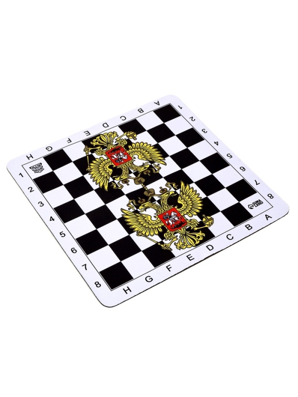 Шахматное поле  Шахматное поле "Герб" 30 х 30 х 0.2 см, каучук